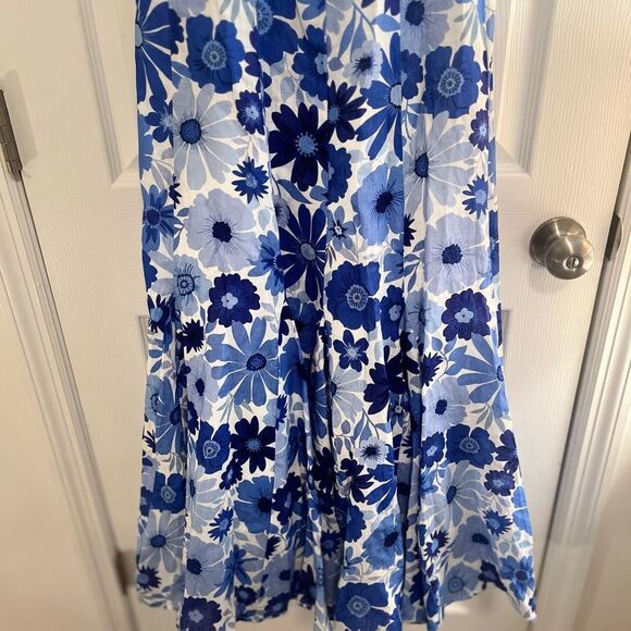 DISSH Floral Linen Strapless Maxi Dress - Picture 6 of 10